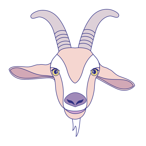 Mountain Goat Illustration