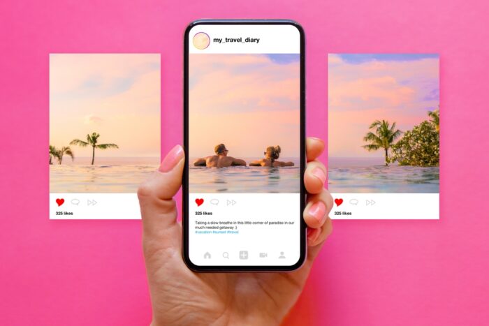 instagram mock ups for travel diary