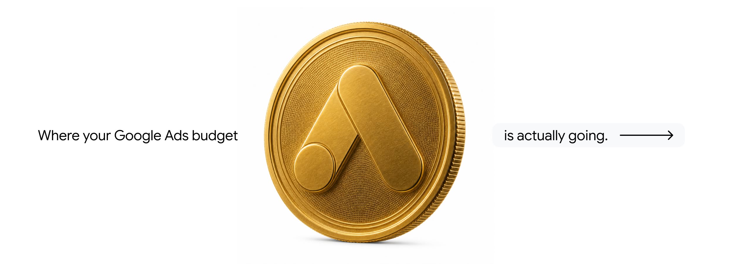 An image banner of a coin with the GA4 logo