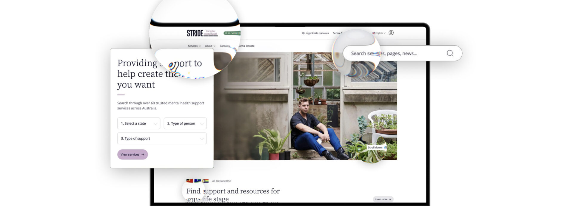 Case study image for "Stride"