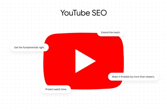 A banner with the YouTube logo.